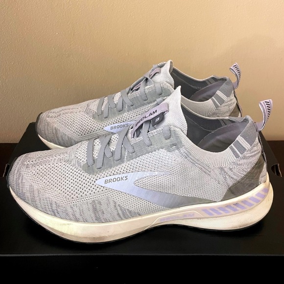 Brooks Shoes - Brooks Bedlam 3 Womens Running Shoes Grey Lavender 1203301B083 Size 9 B Medium
